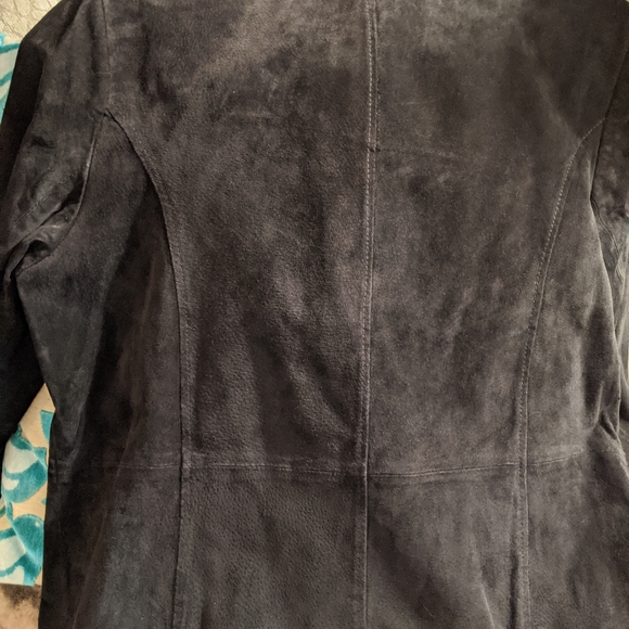 🎇2/$15🎇 Vintage Black Suede Blazer - Picture 8 of 8